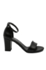 Imagine Sandale elegante cu baretă la gleznă, negre, din piele naturală MIR0139