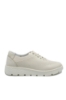 Imagine Pantofi damă casual bej din piele naturală cu aspect perforat CASP25210