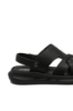 Imagine Sandale bărbați negre, comode, din piele naturală granulată OTR540024