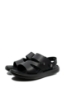 Imagine Sandale bărbați cu baretă la spate, negre, din piele naturală FNX56292
