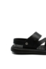 Imagine Sandale bărbați cu baretă la spate, negre, din piele naturală FNX56292