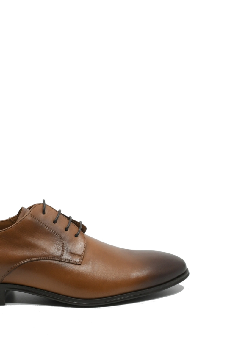 Imagine Pantofi Denis taba eleganți pentru bărbați din piele naturală 2964VITCUOIO