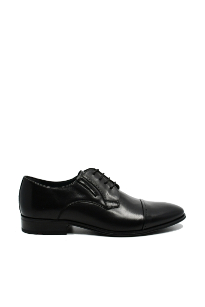 Imagine Pantofi eleganți Denis stil oxford negri, din piele naturală 6850VIT.N