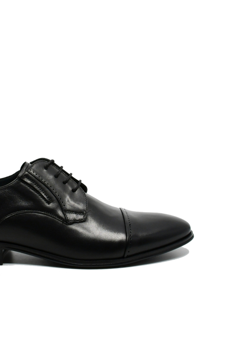 Imagine Pantofi eleganți Denis stil oxford negri, din piele naturală 6850VIT.N