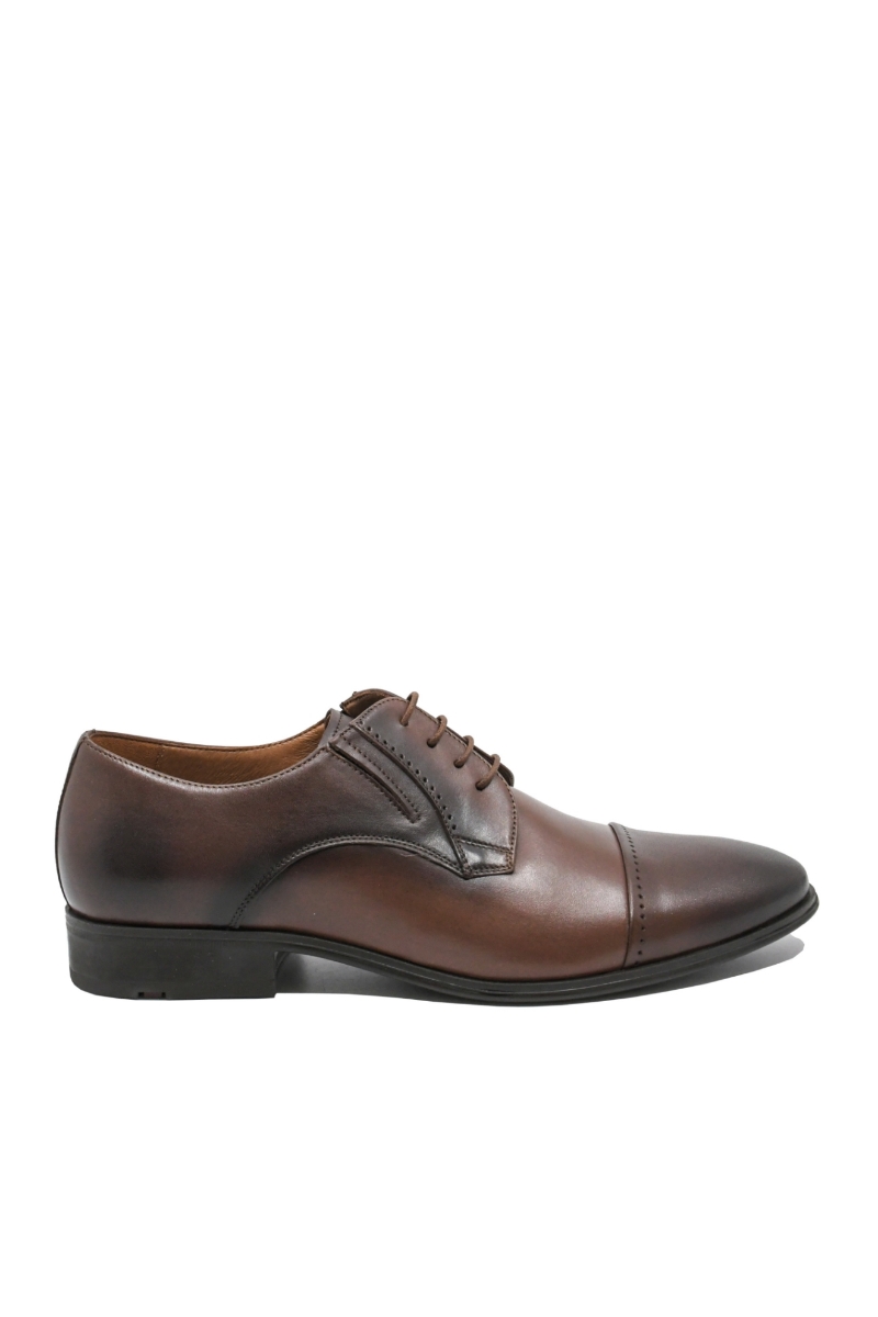 Imagine Pantofi eleganți Denis stil oxford maro, din piele naturală 6850VITM