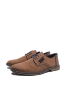 Imagine Pantofi casual maro din piele întoarsă RIK13439-24