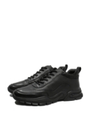 Imagine Pantofi sport negri din piele naturală OTR30002N