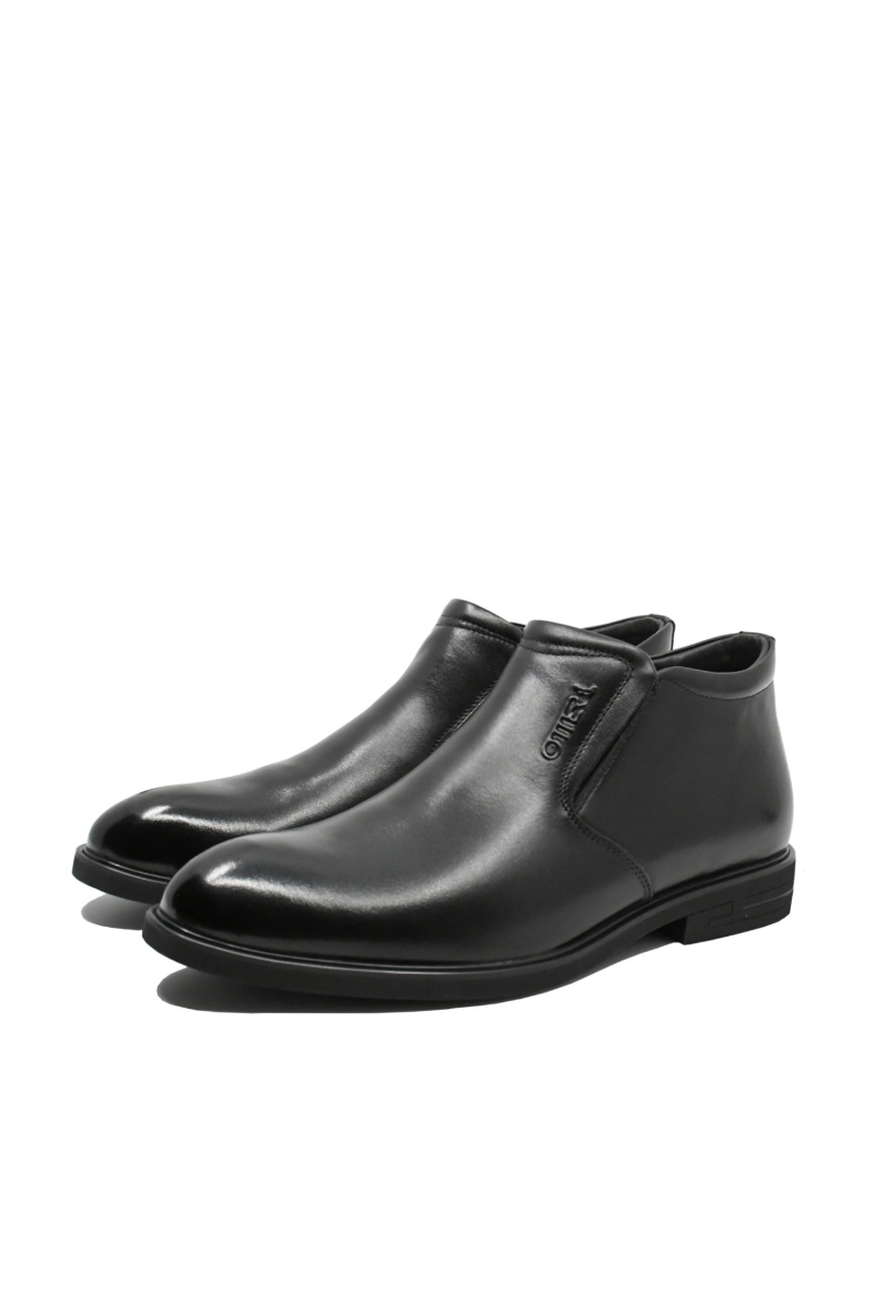Imagine Ghete bărbați elegante, negre din piele naturală OTR650005N