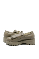 Imagine Loaferi damă taupe cu platformă, din piele naturală FLO114TAUPE