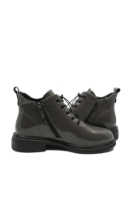 Imagine Ghete joase din lac gri închis cu șiret decorativ OTR550021