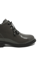 Imagine Ghete joase din lac gri închis cu șiret decorativ OTR550021