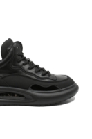 Imagine Ghete bărbați model sport, negre, din piele naturală FNX83107
