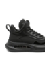 Imagine Ghete bărbați model sport, negre, din piele naturală FNX83107