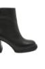 Imagine Botine damă negre, din piele naturală, cu talpa înaltă GOR4324N