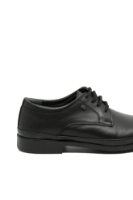 Imagine Pantofi anatomici negri bărbați din piele naturală GOR6291