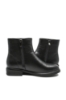 Imagine Ghete damă ankle negre, din piele naturală FNX9193-11