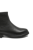 Imagine Ghete damă ankle negre, din piele naturală FNX9193-11