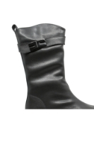 Imagine Cizme damă moderne, negre, din piele naturală FNX6229