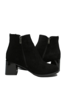 Imagine Botine damă office negre, din piele întoarsă FLO 597NV