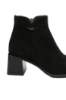 Imagine Botine damă office negre, din piele întoarsă FLO 597NV