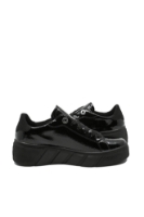 Imagine Pantofi casual-sport negri din piele lăcuită RIKW0501-00
