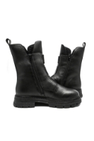 Imagine Ghete damă cu interior din lână, negre, din piele naturală RIKZ9852-00