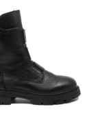 Imagine Ghete damă cu interior din lână, negre, din piele naturală RIKZ9852-00