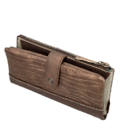 Imagine Portofel mare cu protecție RFID, maro, colecția Core 39809-906