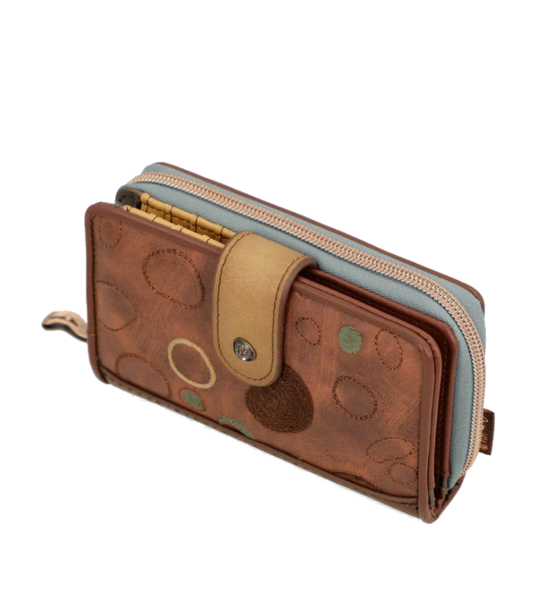 Imagine Portofel mediu cu protecție RFID, maro, colecția Core 39809-909