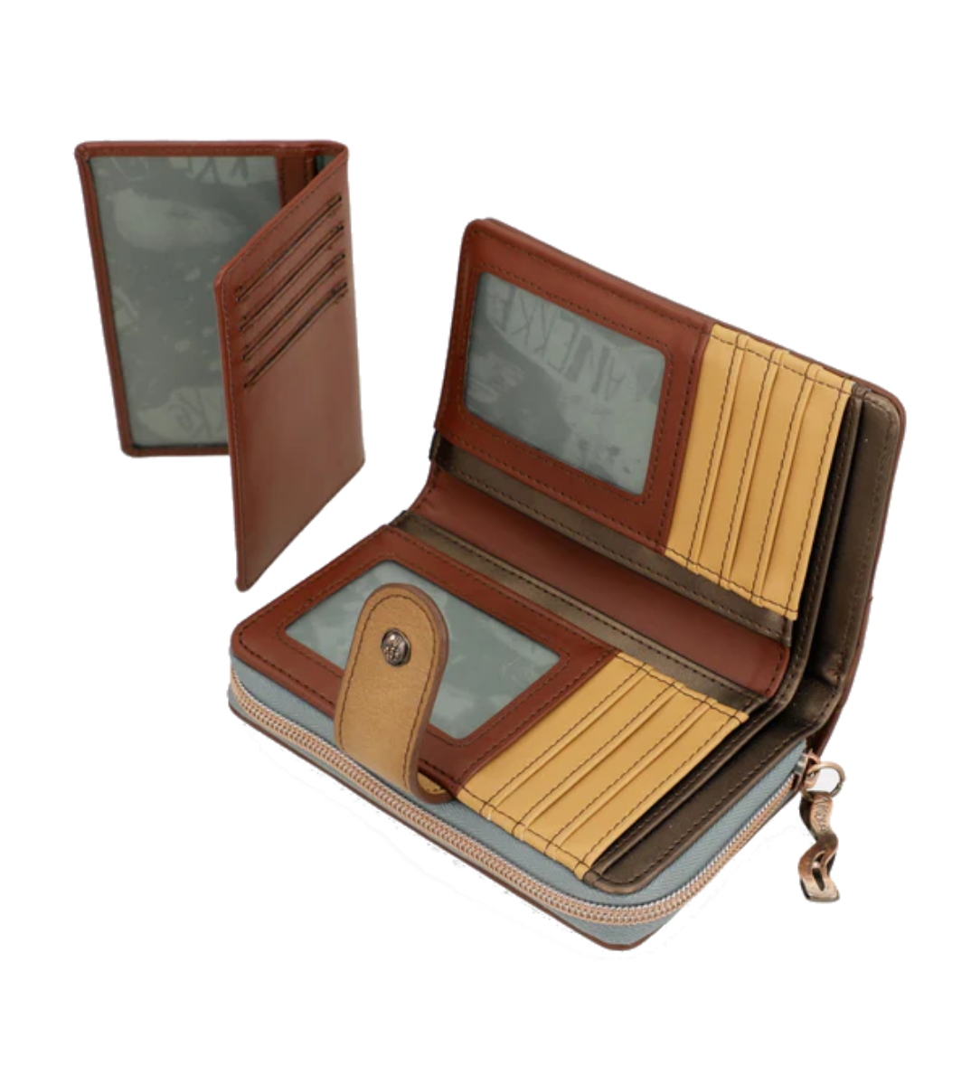 Imagine Portofel mediu cu protecție RFID, maro, colecția Core 39809-909