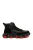 Imagine Ghete sport înalte negre din piele naturală FNX9666N
