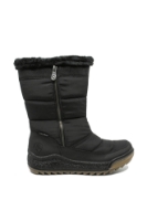 Imagine Ghete impermeabile, îmblănite, negre, cu fermoar decorativ RIKY4765-00