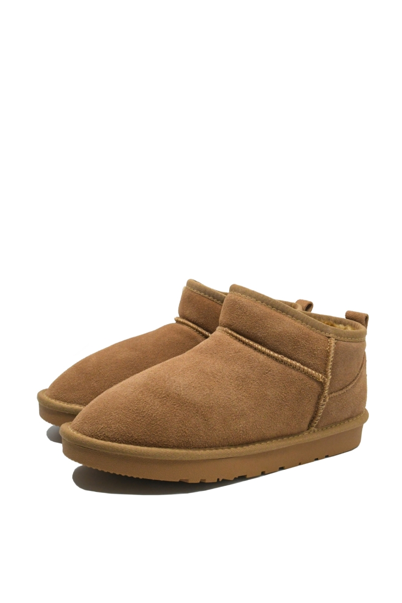 Imagine Ghete damă călduroase, camel din piele întoarsă INT1200