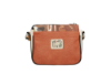 Imagine Poșetuță tip crossbody cu 3 compartimente, crem cu detalii cărămizii, colecția Alma, 40703-062