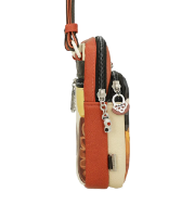 Imagine Mini poșetă pentru telefon, bej-cărămiziu, colecția Alma, 40703-907