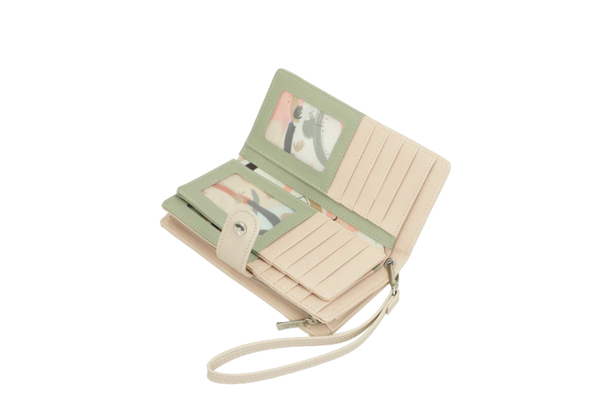 Imagine Portofel mare cu protecție RFID, bej colecția Alma, 40749-901