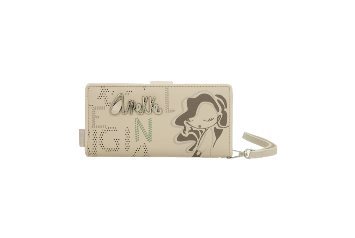Imagine Portofel mare cu protecție RFID, bej colecția Alma, 40749-901