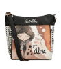 Imagine Geantă crossbody, bej cu detalii cărămizii, colecția Alma, 40703-007