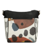 Imagine Geantă crossbody, bej cu detalii cărămizii, colecția Alma, 40703-007