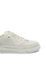 Imagine Pantofi sport albi din piele naturală, cu detaliu metalic FNX7662