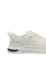 Imagine Pantofi sport albi din piele naturală, cu detaliu metalic FNX7662