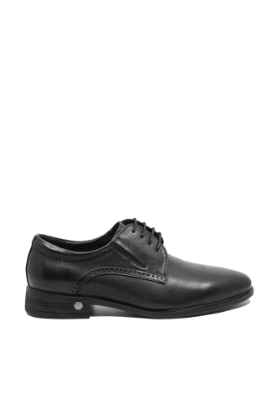 Imagine Pantofi eleganți negru clasic din piele naturală FNX550-027