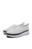 Imagine Pantofi anatomici Bio Flex, albi, din piele naturală cu perforații MIR31-106