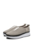 Imagine Pantofi anatomici Bio Flex, bej, din piele naturală cu perforații MIR31-106