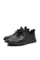 Imagine Pantofi casual negri, din piele naturală FNX2263