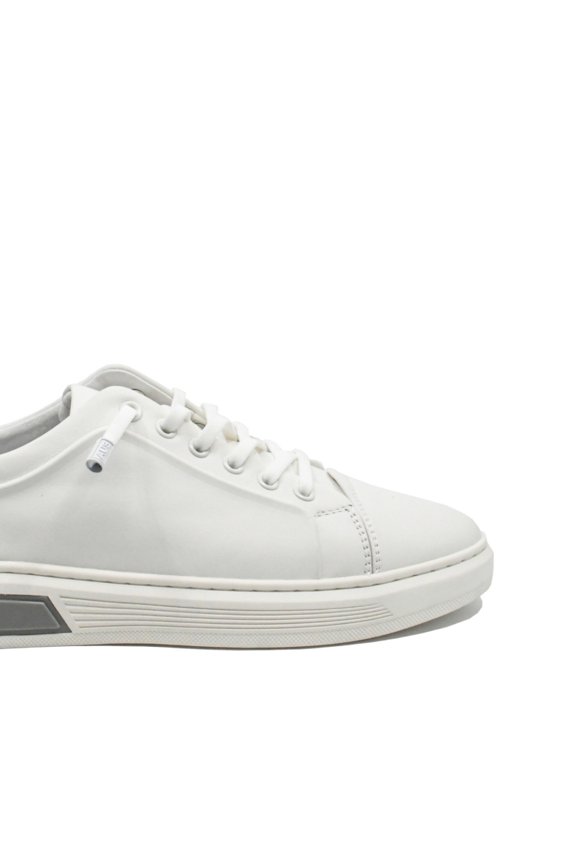 Imagine Pantofi sport bărbați perfect albi, din piele naturală FNX83055 