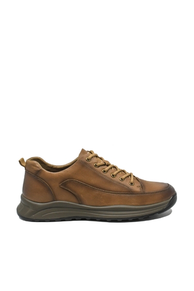 Imagine Pantofi bărbați casual maro deschis, din piele naturală FNX11232