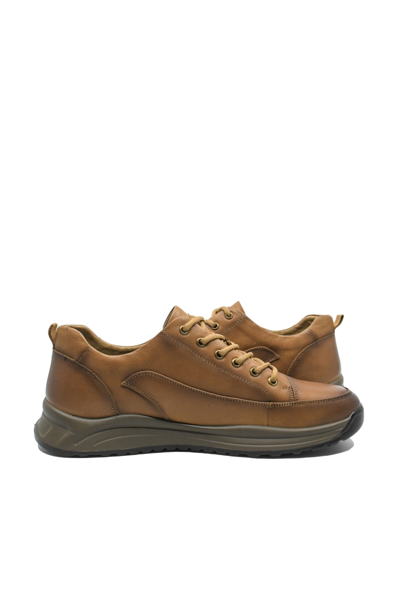 Imagine Pantofi bărbați casual maro deschis, din piele naturală FNX11232