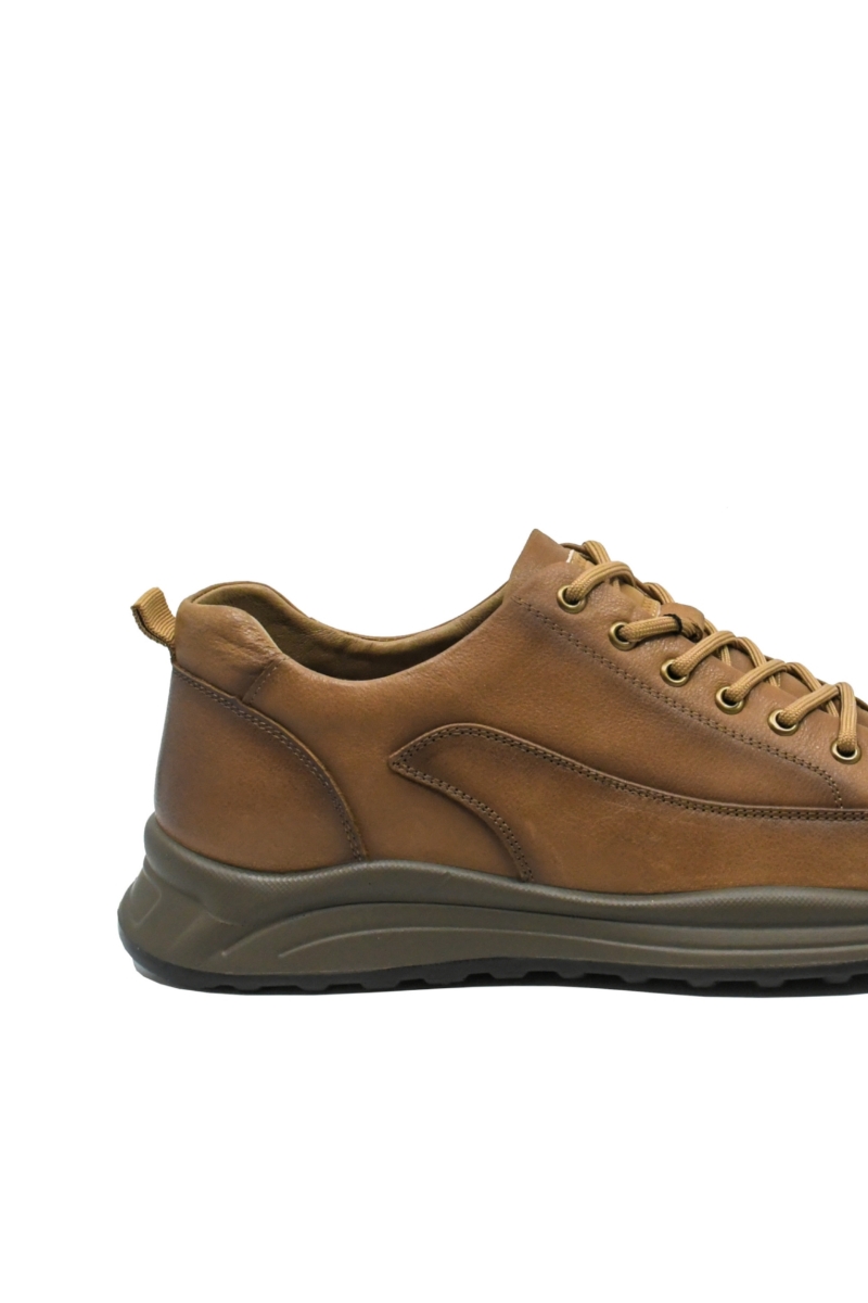 Imagine Pantofi bărbați casual maro deschis, din piele naturală FNX11232