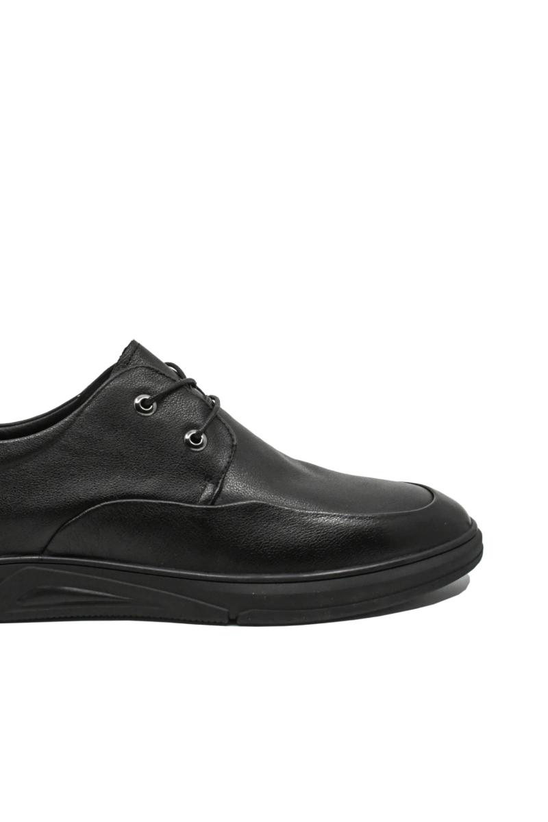 Imagine Pantofi bărbați confortabili casual negri, din piele naturală FNX83038 